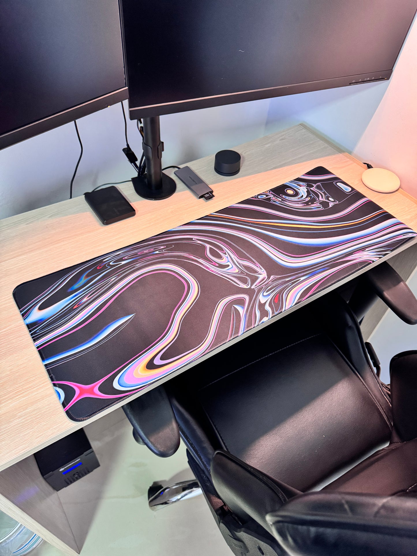Mousepad Ondas Metálicas