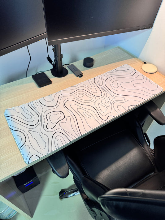 Mousepad Líneas Negras Minimalistas