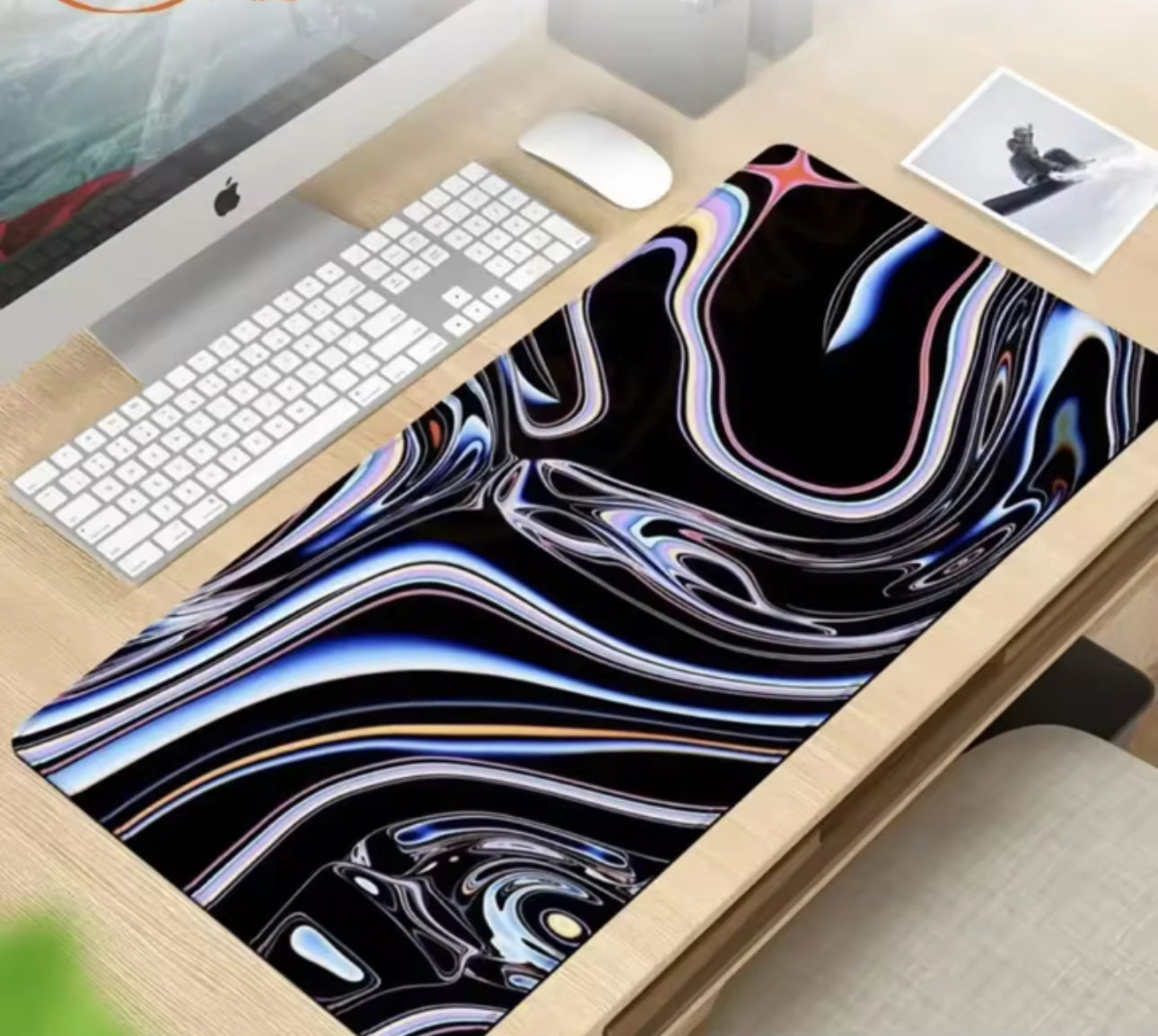 Mousepad Ondas Metálicas