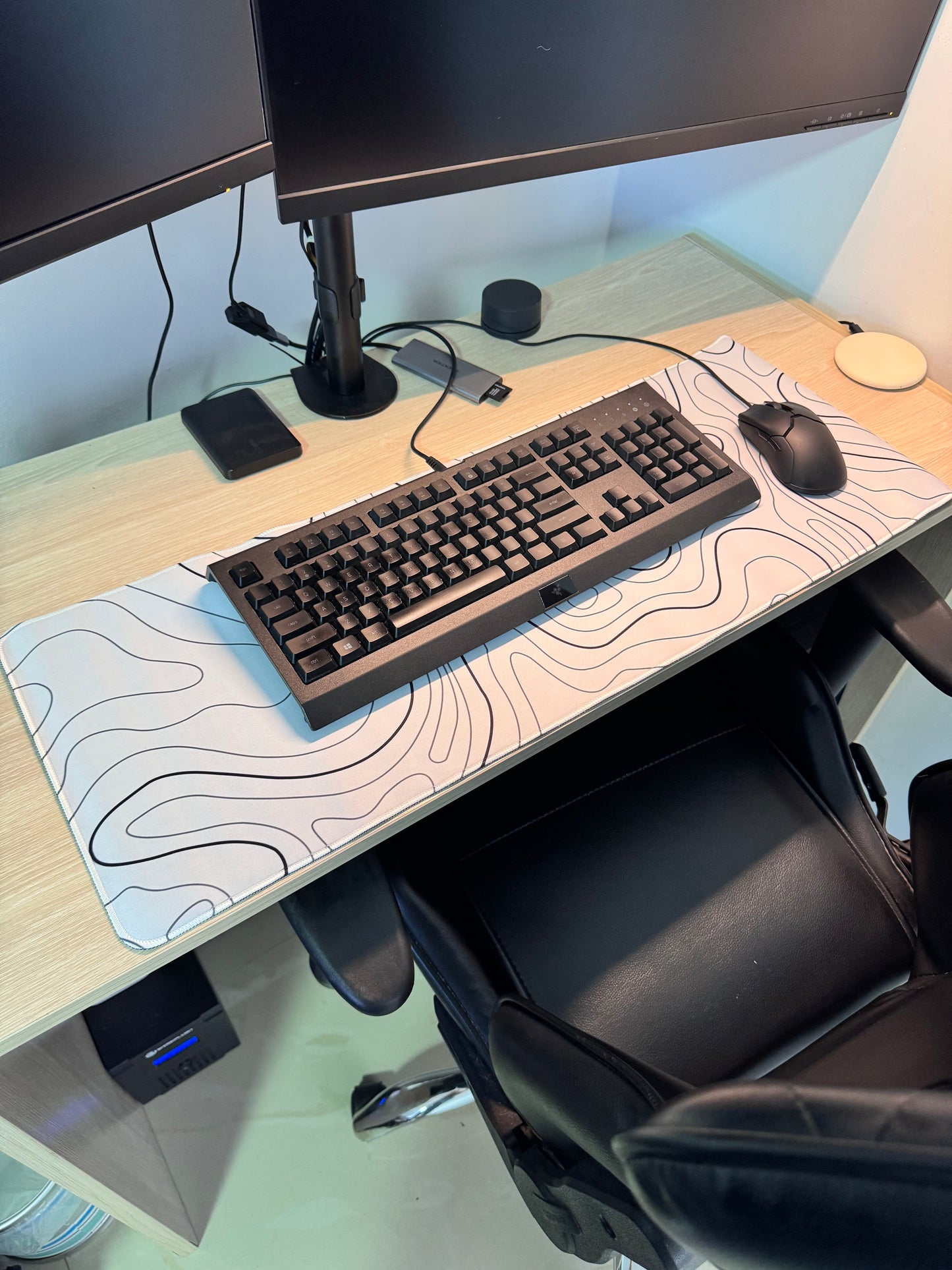 Mousepad Líneas Negras Minimalistas
