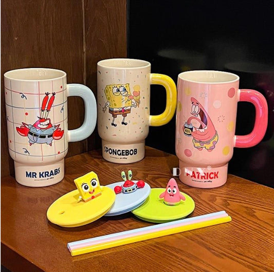 Bob Esponja Vaso Cerámico