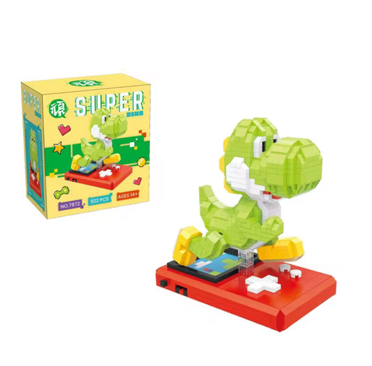 Yoshi con Control Bloques de Construcción