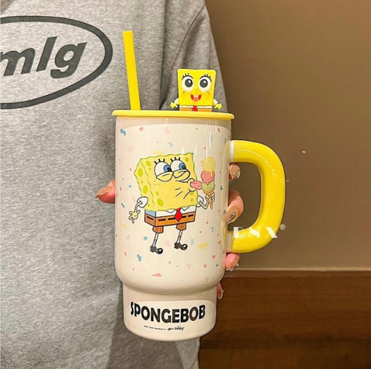 Bob Esponja Vaso Cerámico