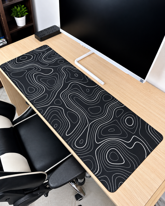 Mousepad Líneas Blancas Minimalistas