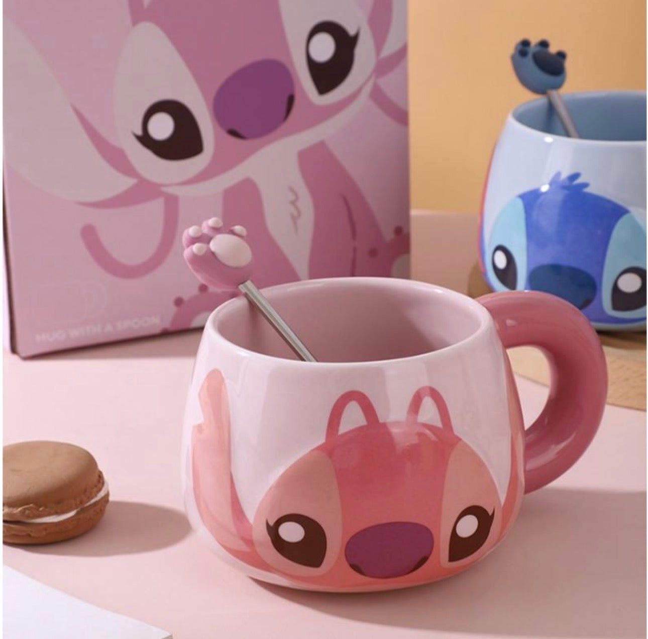Stitch & Angel Mug
