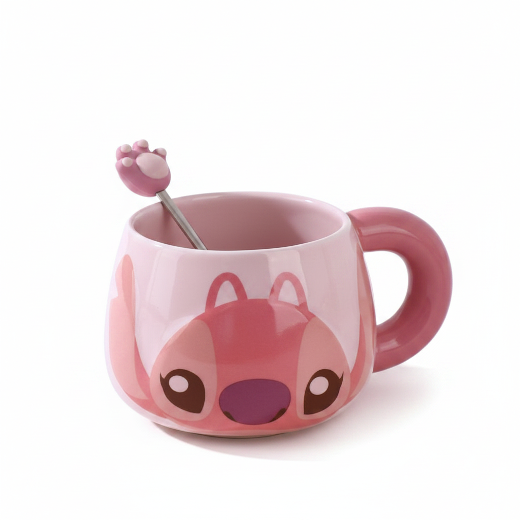 Stitch & Angel Mug