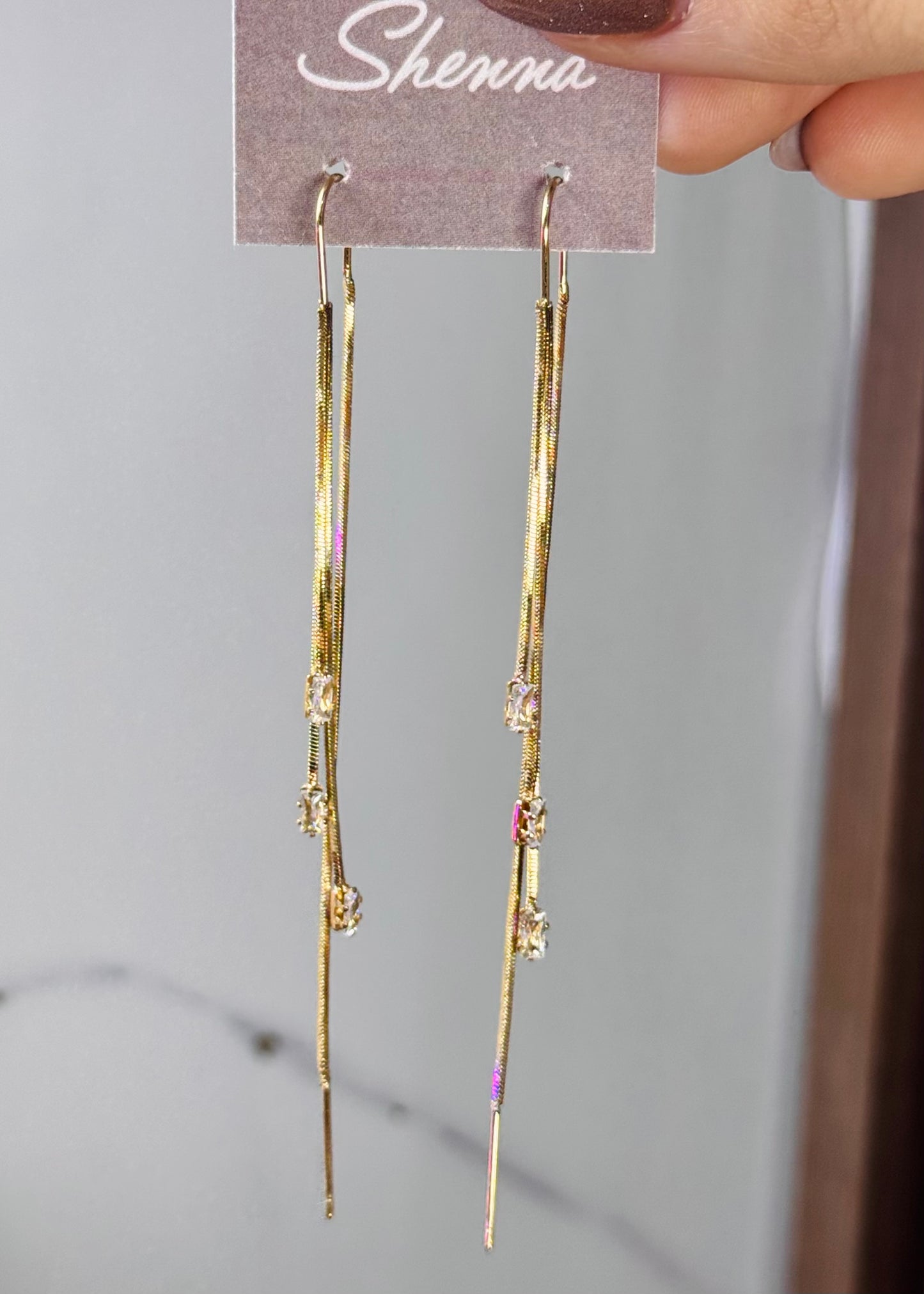 Hilo Dorado Zarcillos Goldfilled