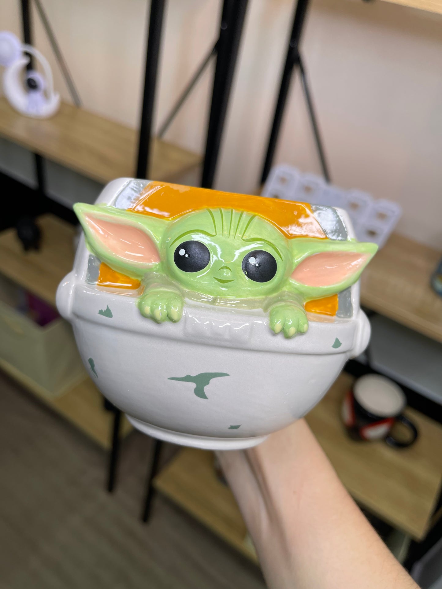 Baby Yoda Spaceship Mug