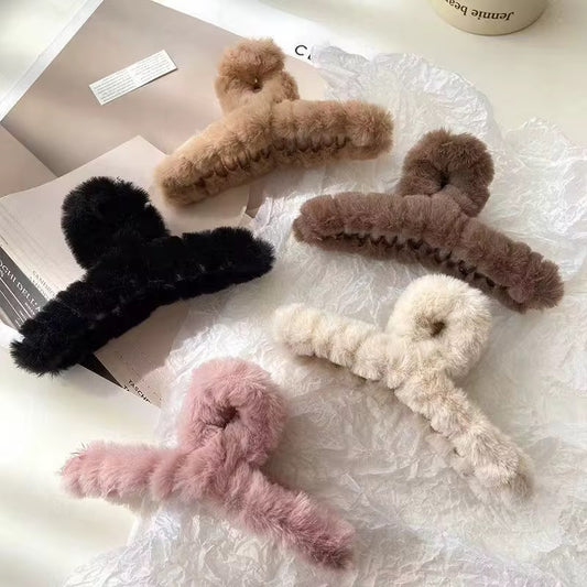 Fluffy HairClips