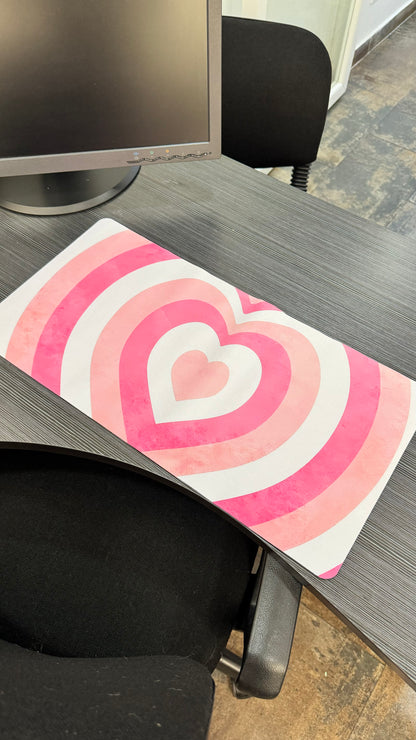 Mousepad Corazón Rosa