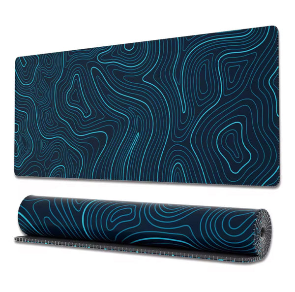Mousepad Líneas Topográficas Azul