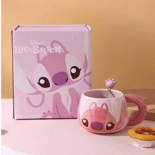 Stitch & Angel Mug