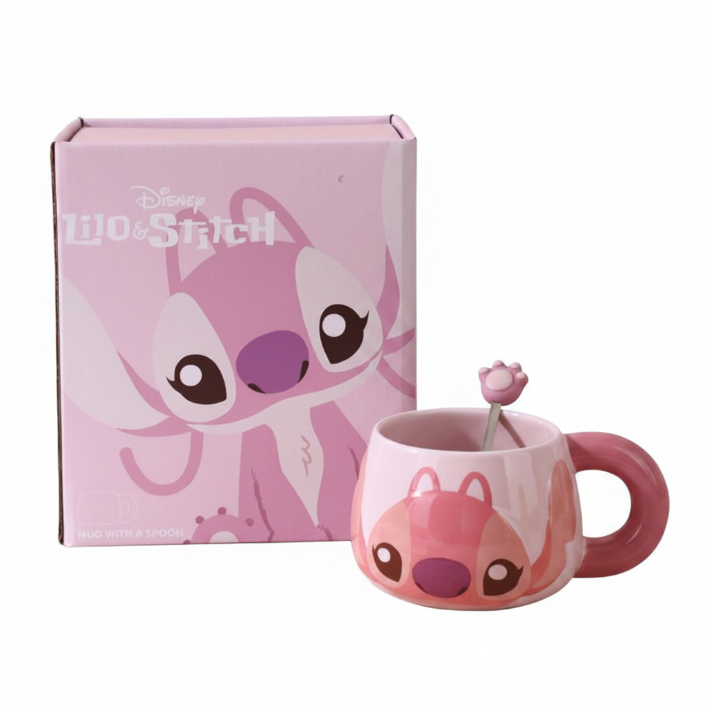 Stitch & Angel Mug