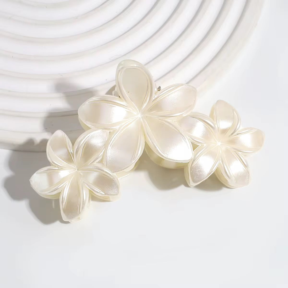 Flor Hawaiana Perlada HairClip