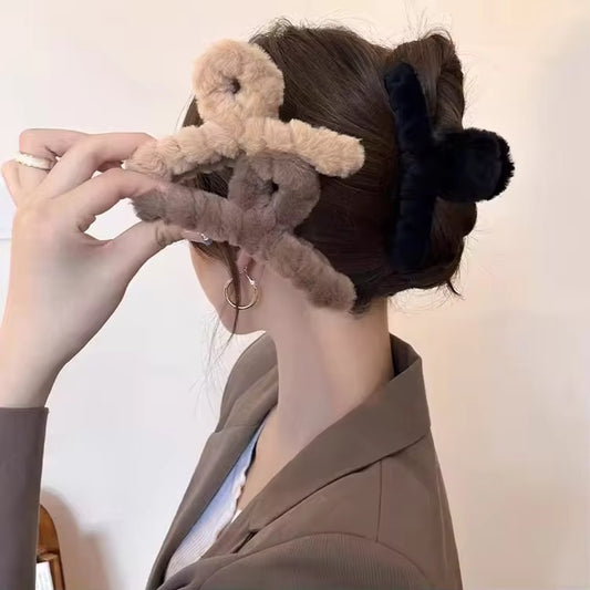 Fluffy HairClips