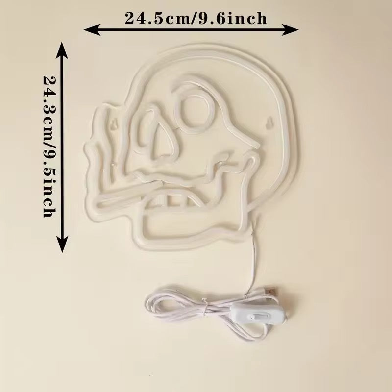 Skull Neon Lamp