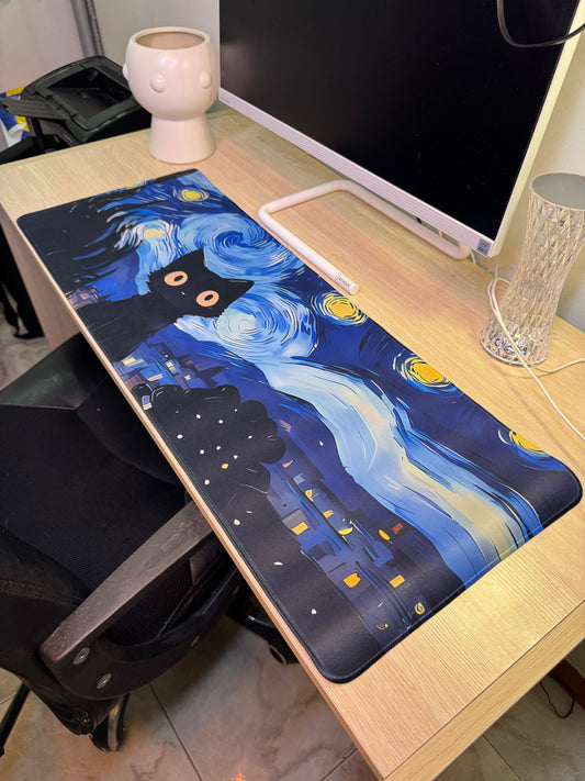 Mousepad Van Gogh Cat