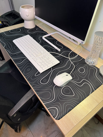 Mousepad Líneas Blancas Minimalistas