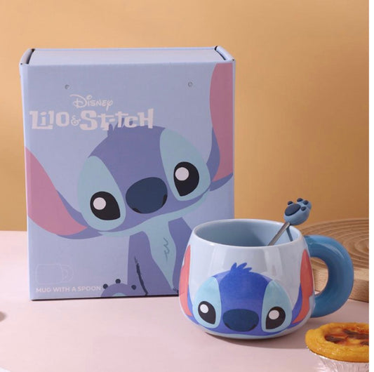 Stitch & Angel Mug