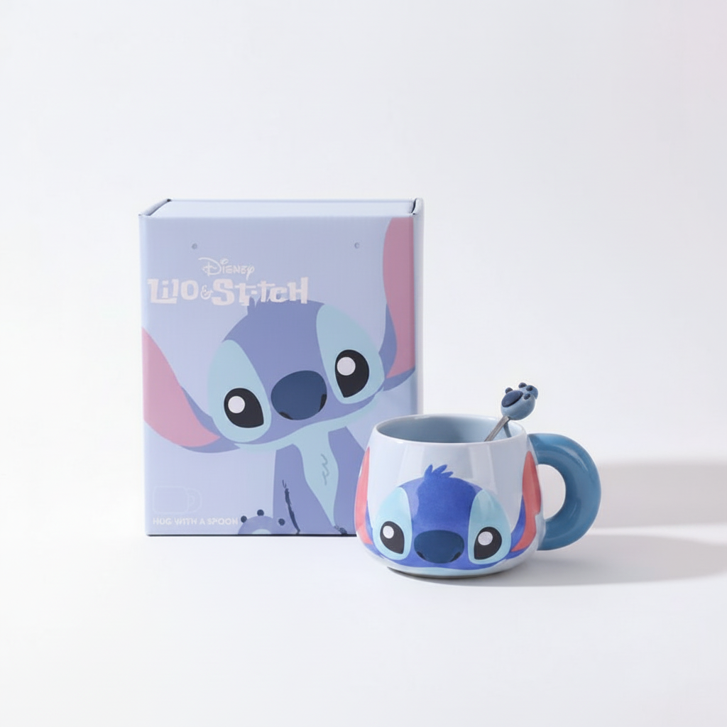 Stitch & Angel Mug