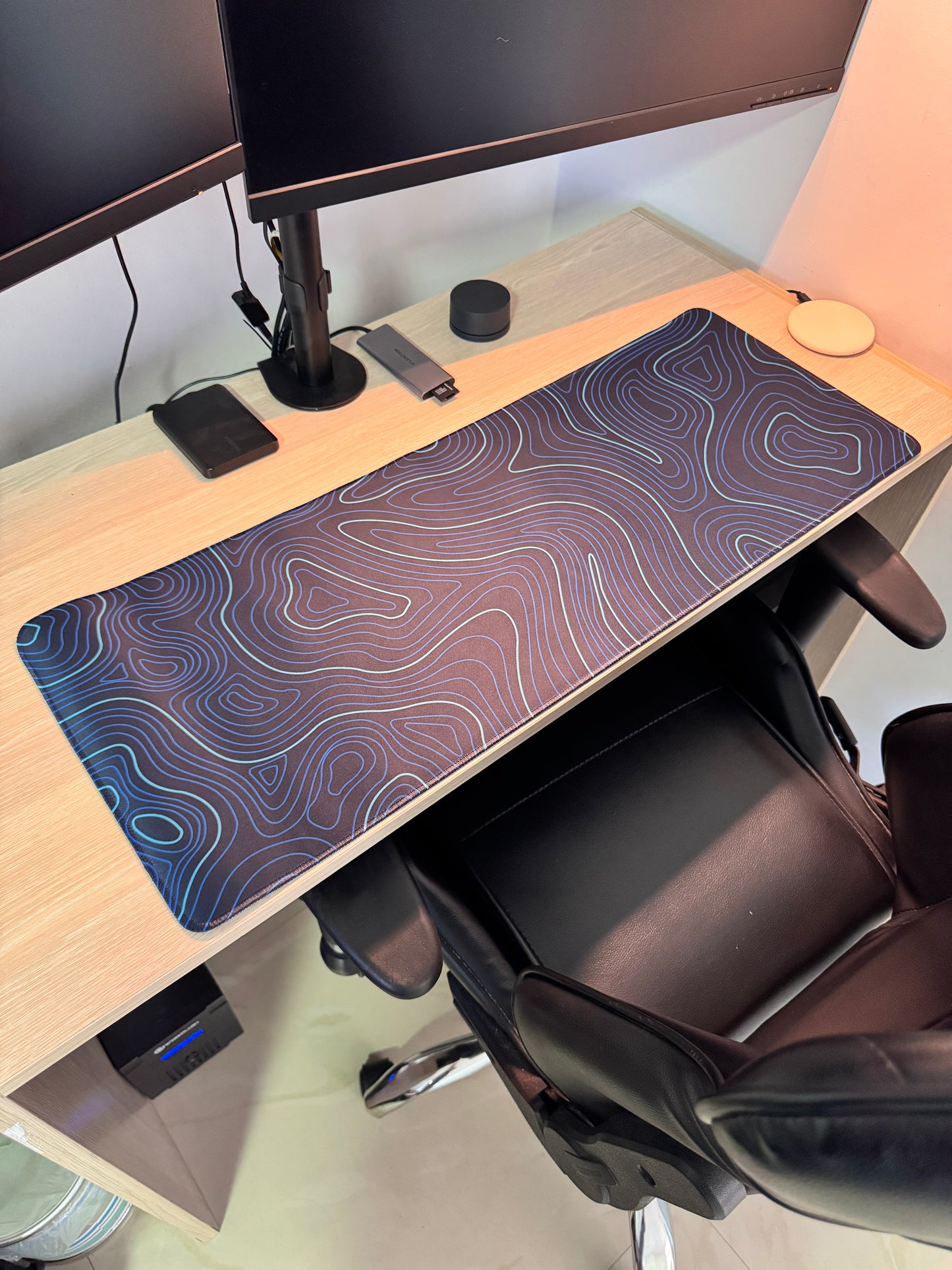 Mousepad Líneas Azules