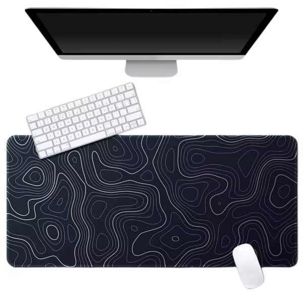 Mousepad Líneas Blancas Minimalistas
