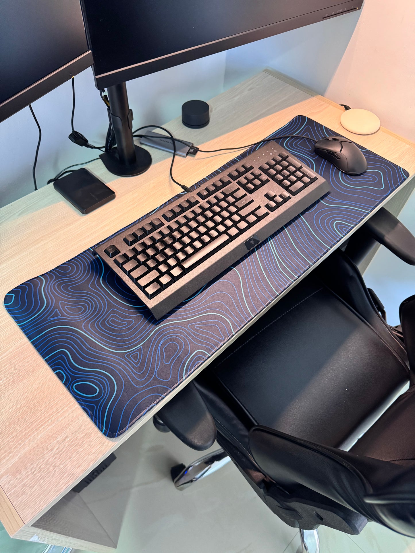 Mousepad Líneas Azules