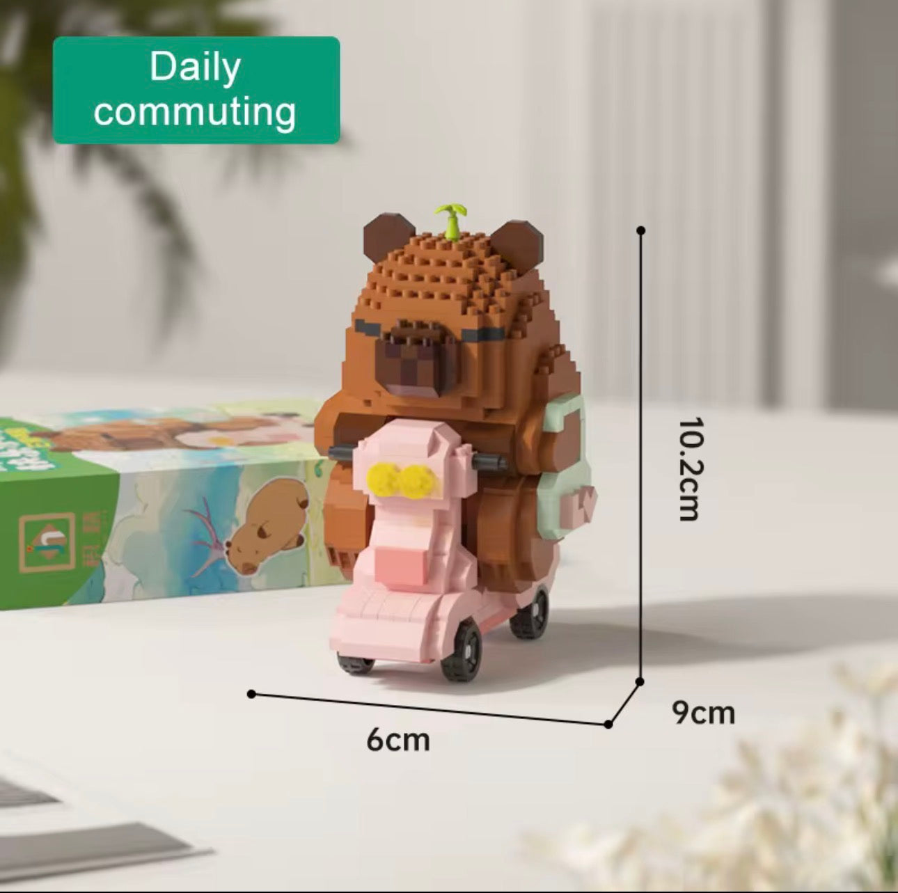 Happy Capybara Bloques de Construcción