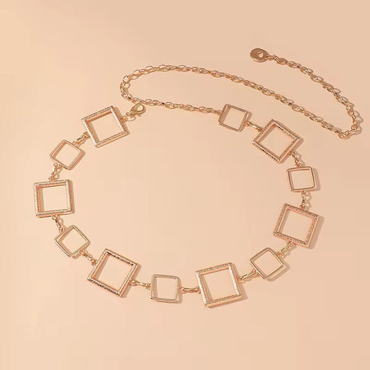 Eslabones Cuadrados Waist Chain Vintage