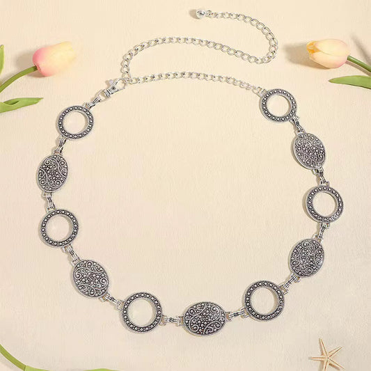 Medallón Étnico Waist Chain Vintage