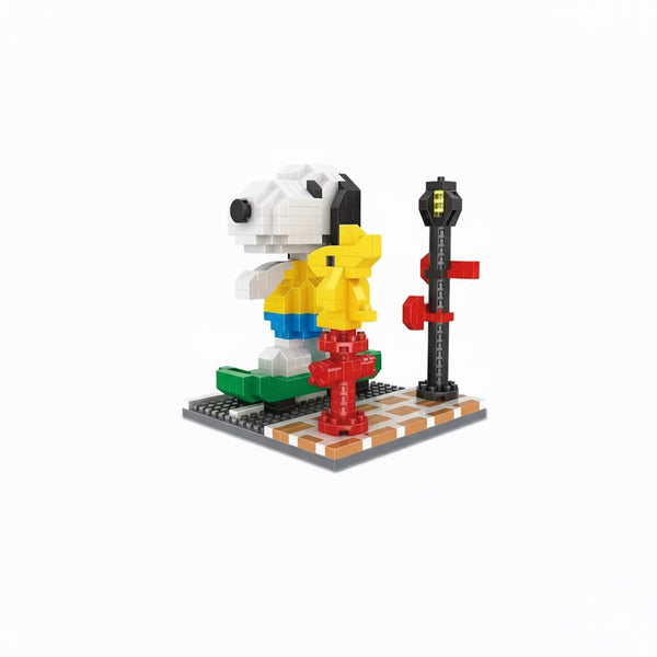 Snoopy con Woodstock Bloques de Construcción