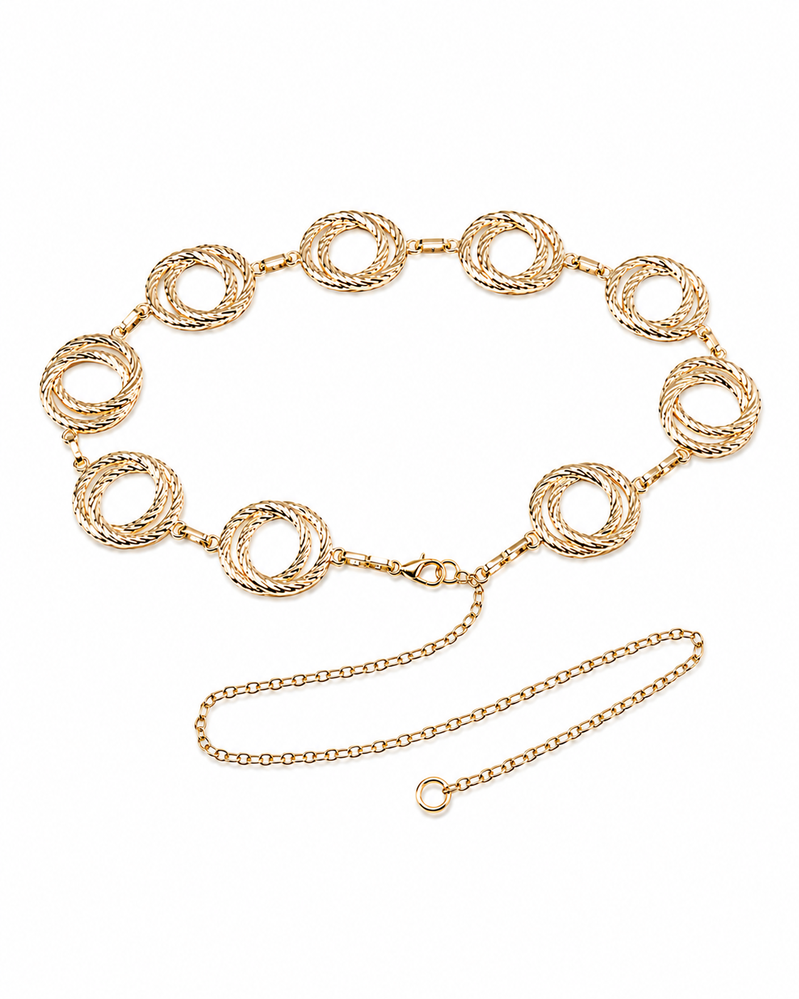 Boho Oval Waist Chain Vintage