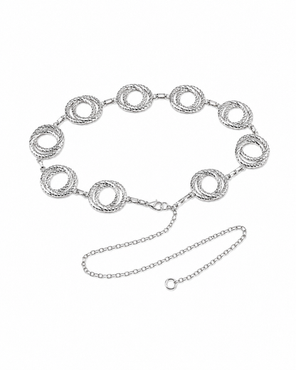 Boho Oval Waist Chain Vintage