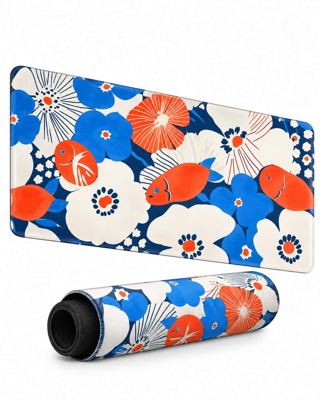 Mousepad Fish & Flower