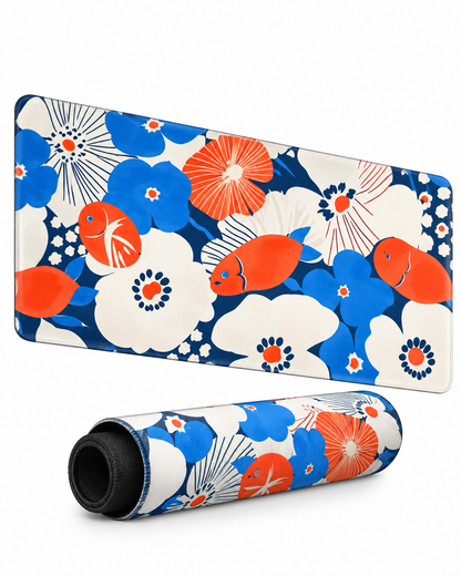 Mousepad Fish & Flower