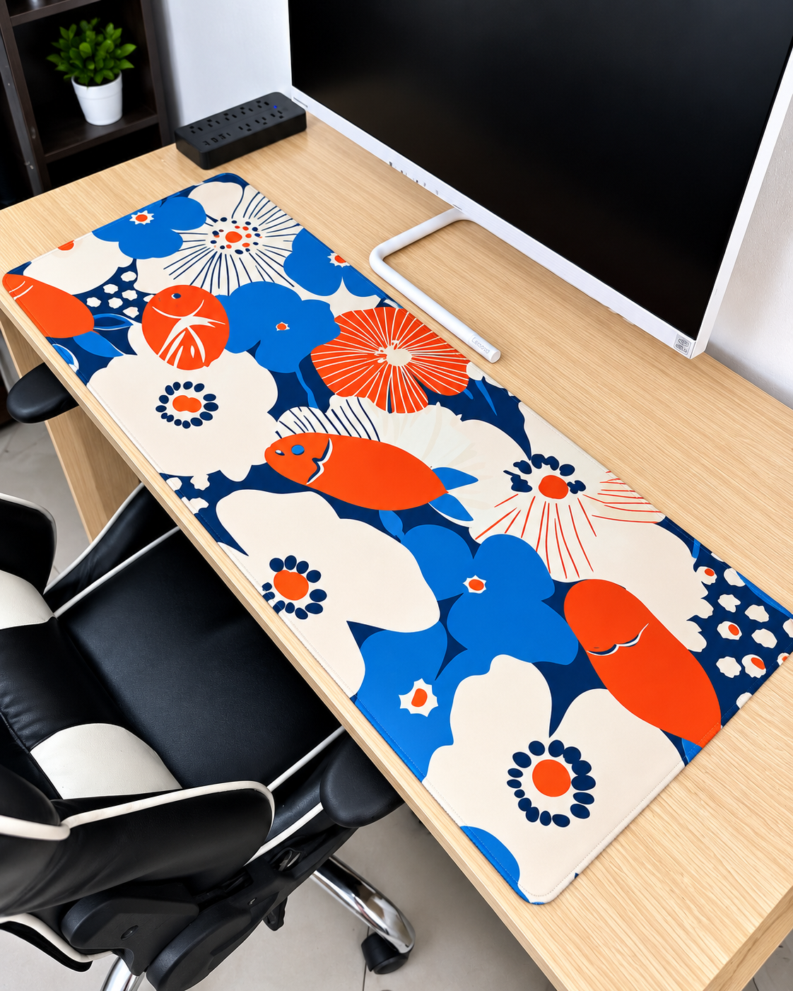 Mousepad Fish & Flower