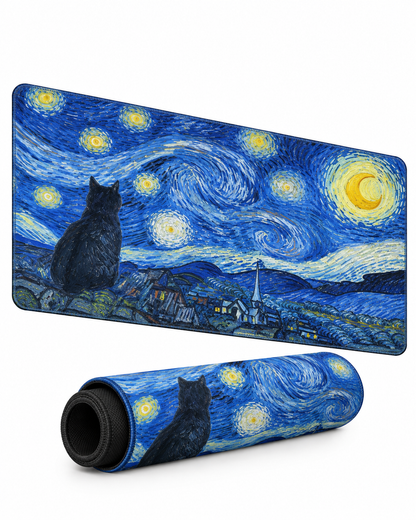 Mousepad Starry Cat