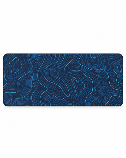 Mousepad Líneas Topográficas Azul