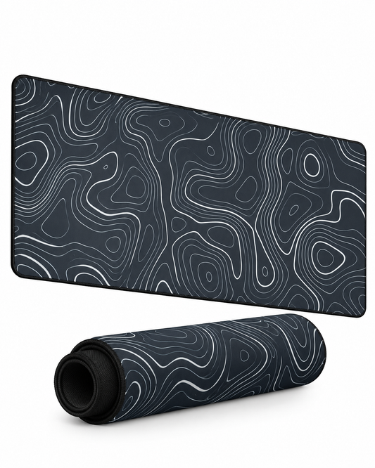 Mousepad Líneas Blancas Minimalistas