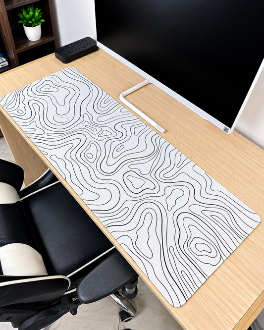 Mousepad Líneas Negras Minimalistas