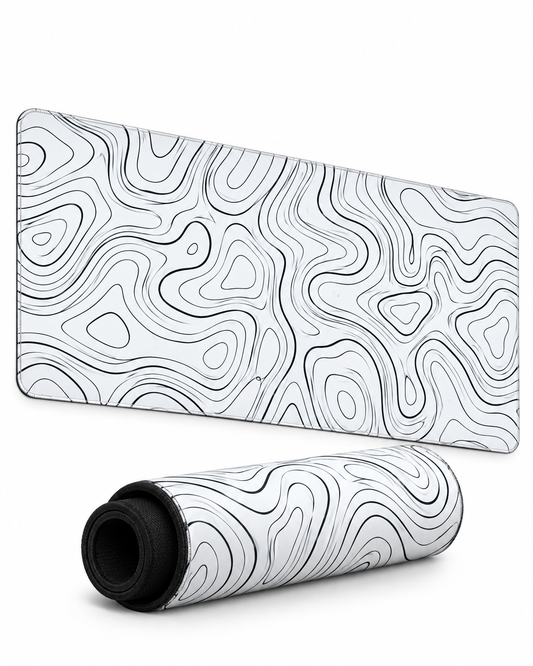 Mousepad Líneas Negras Minimalistas