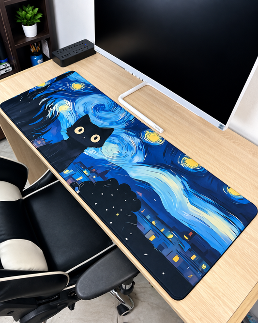 Mousepad Van Gogh Cat