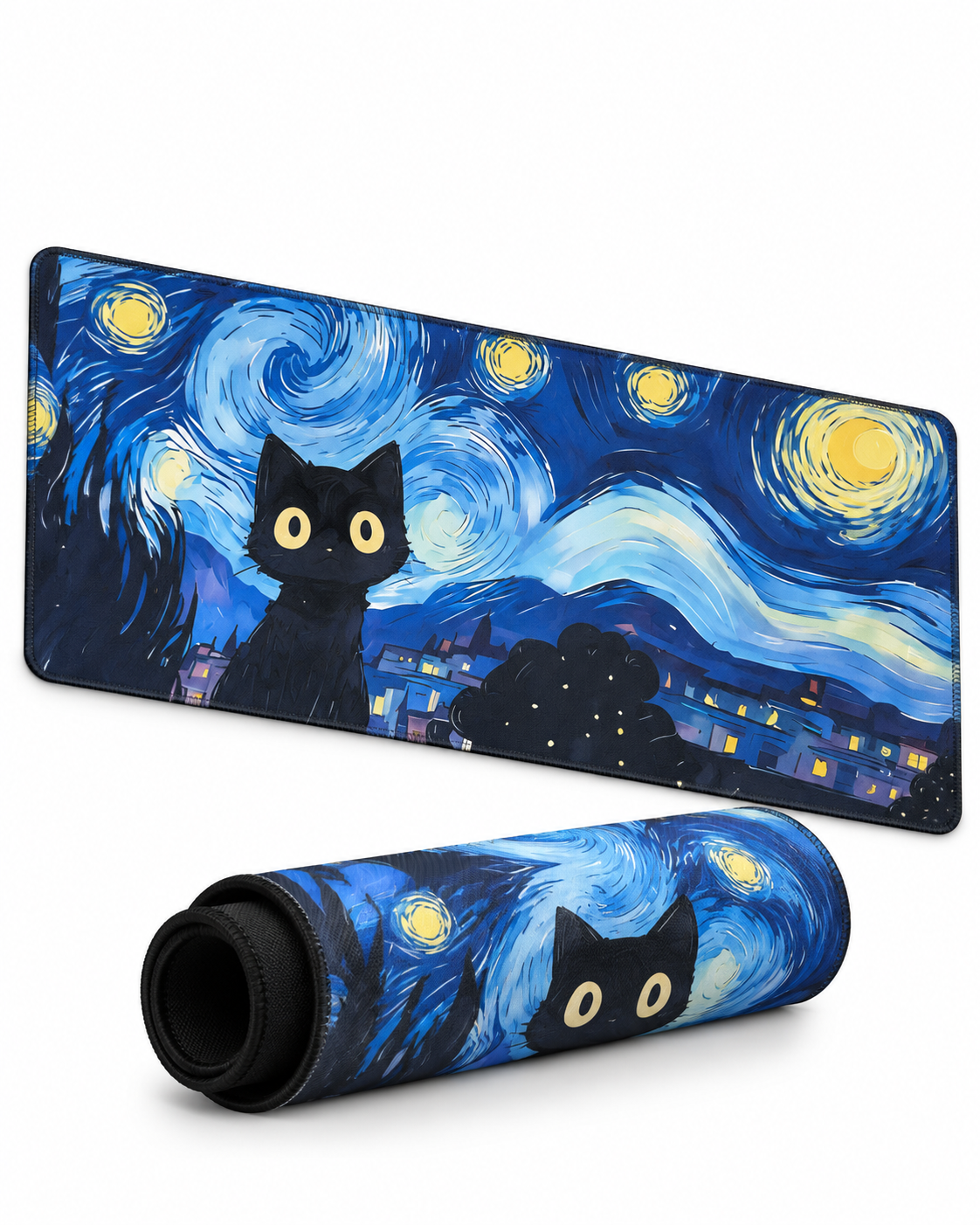 Mousepad Van Gogh Cat