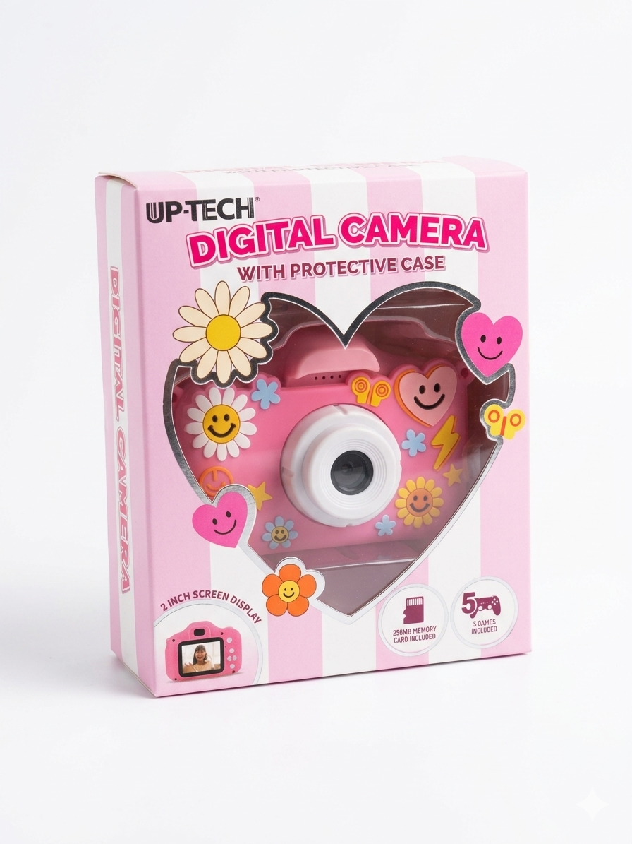 Cámara Digital con Case Protector